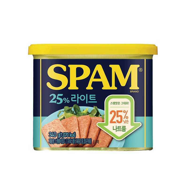 백설 스팸 마일드(라이트25%) 340g