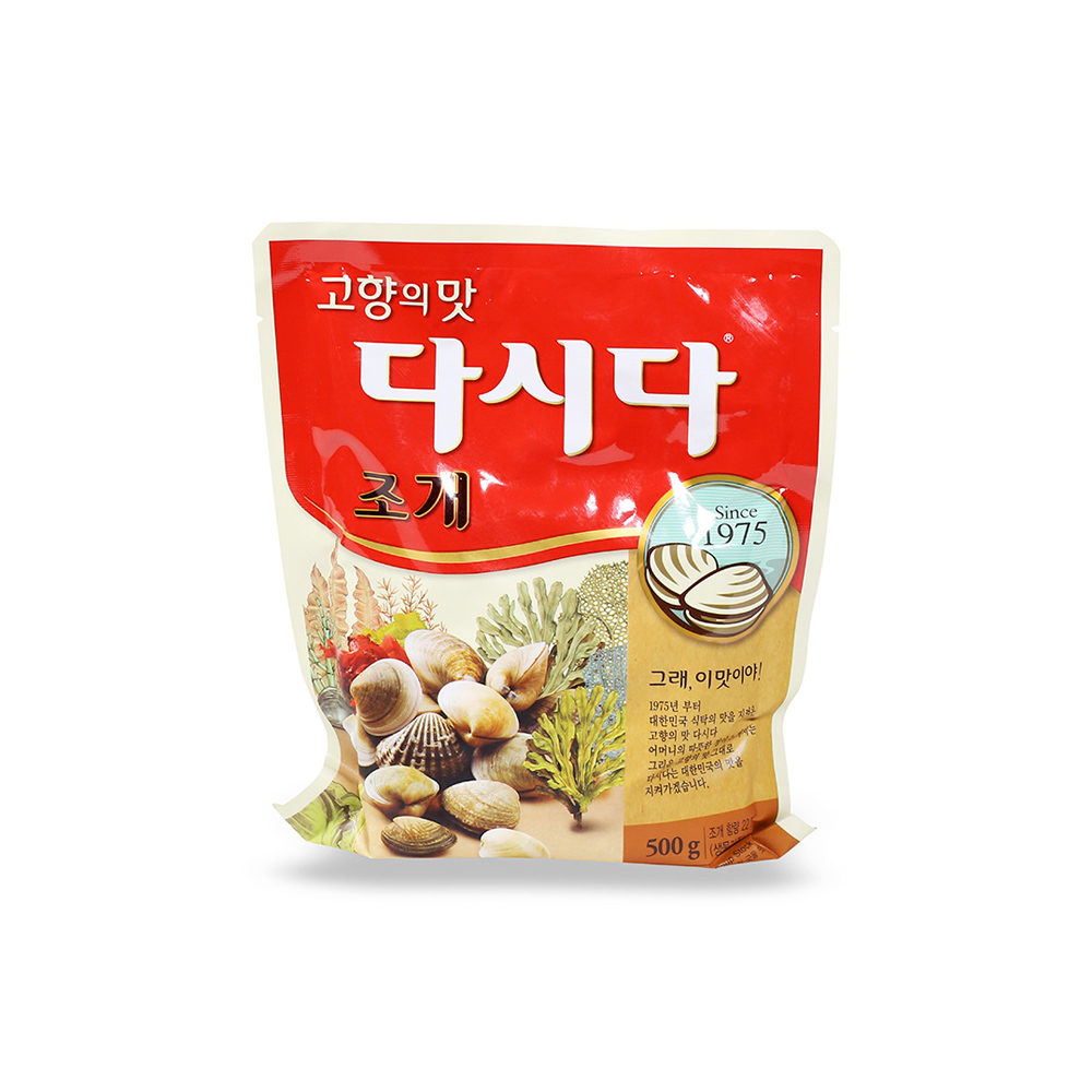 백설 조개 다시다 500g