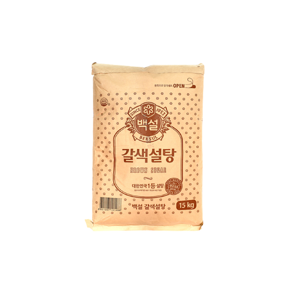 백설 갈색설탕(중백) 15kg