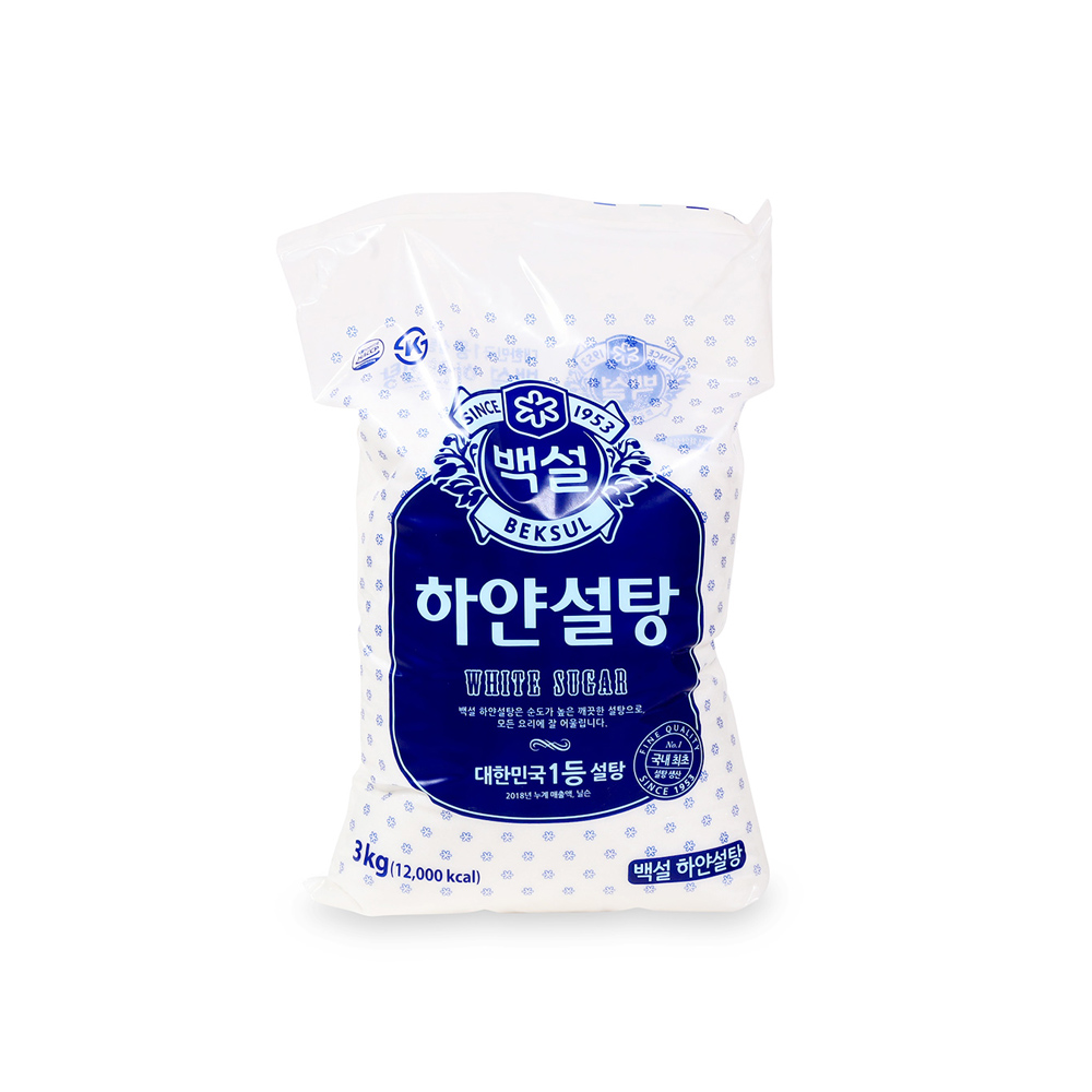 백설 하얀설탕(정백) 3kg