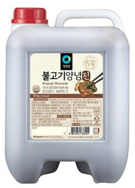 청정원 소불고기양념(진) 10kg
