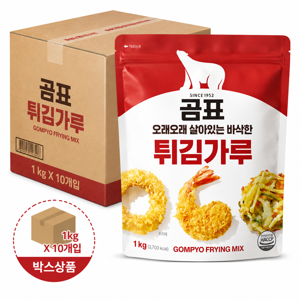 곰표 튀김가루 1kg*10