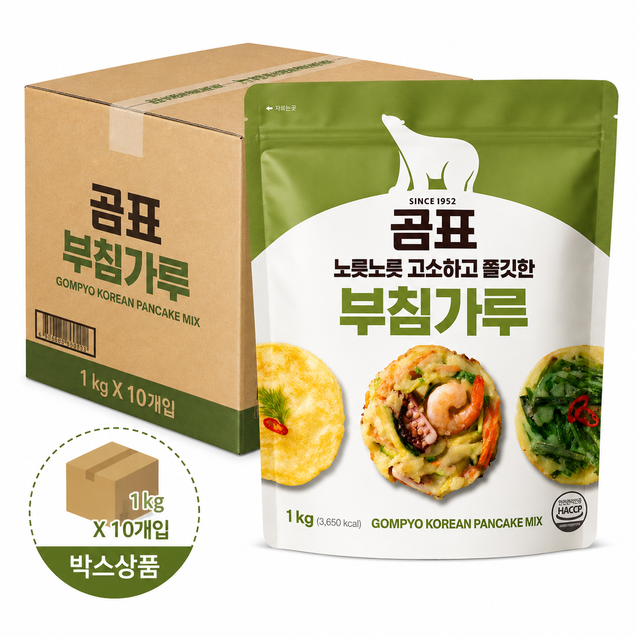 곰표 부침가루 1kg*10