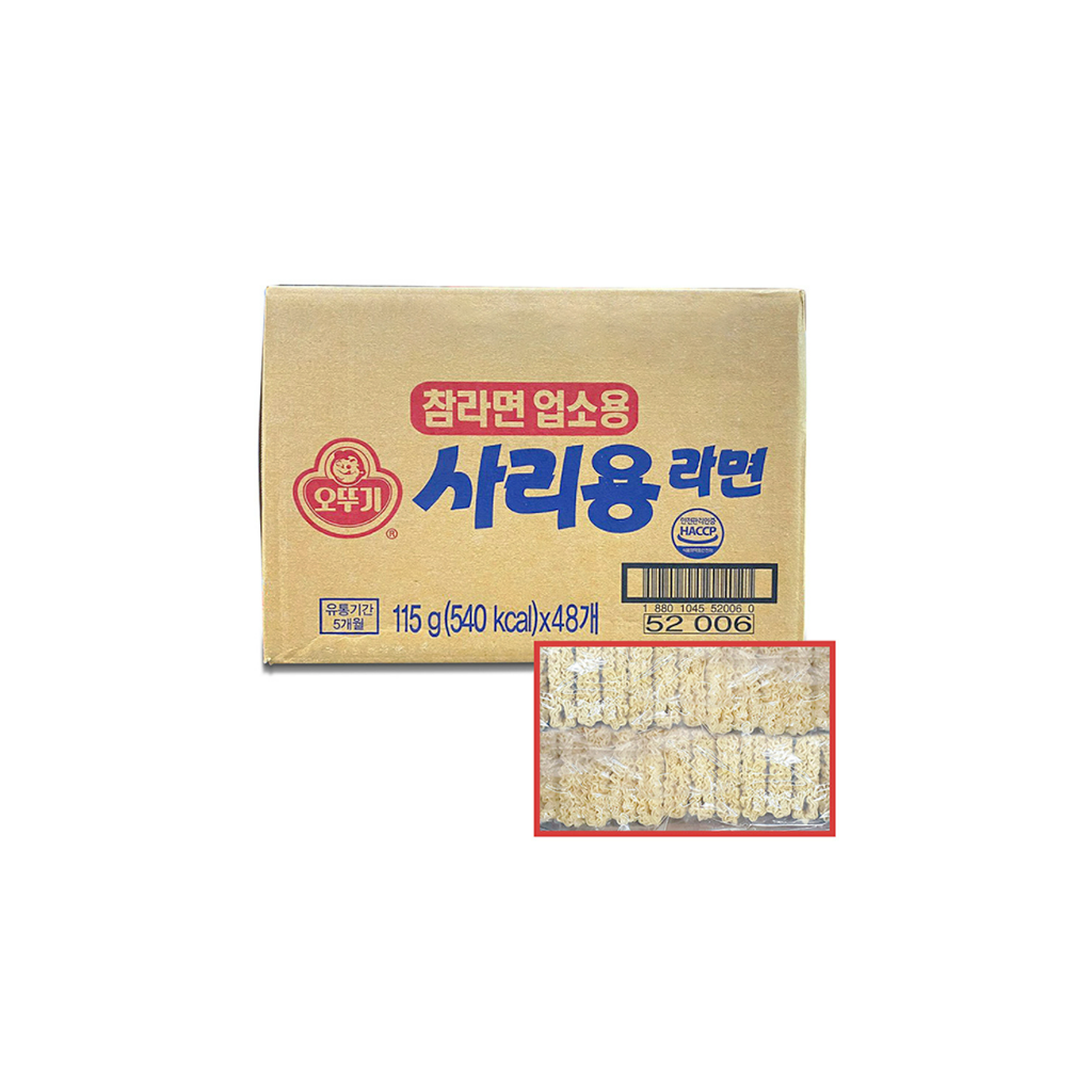 오뚜기 사리용라면(참라면/업소용) 115g*48