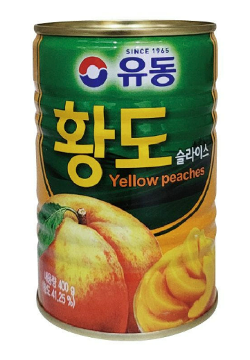 유동 황도캔(슬라이스) 400g