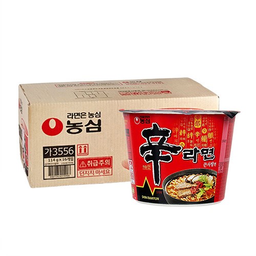 농심 신라면 큰사발 114g*16