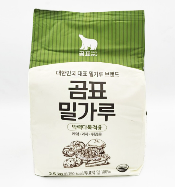 곰표 암소 박력 밀가루 2.5kg