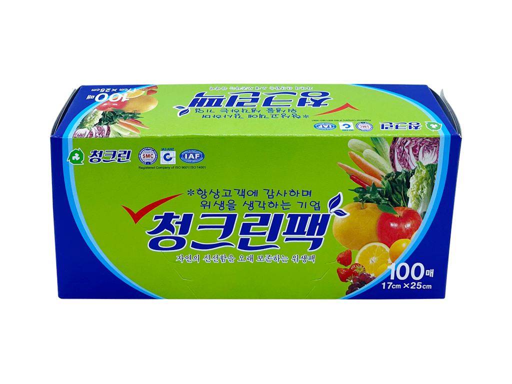 홈스 청크린백(소_17cm*25cm_50매)