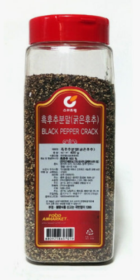 스위트웰 흑후추분말(굵은/용기) 400g
