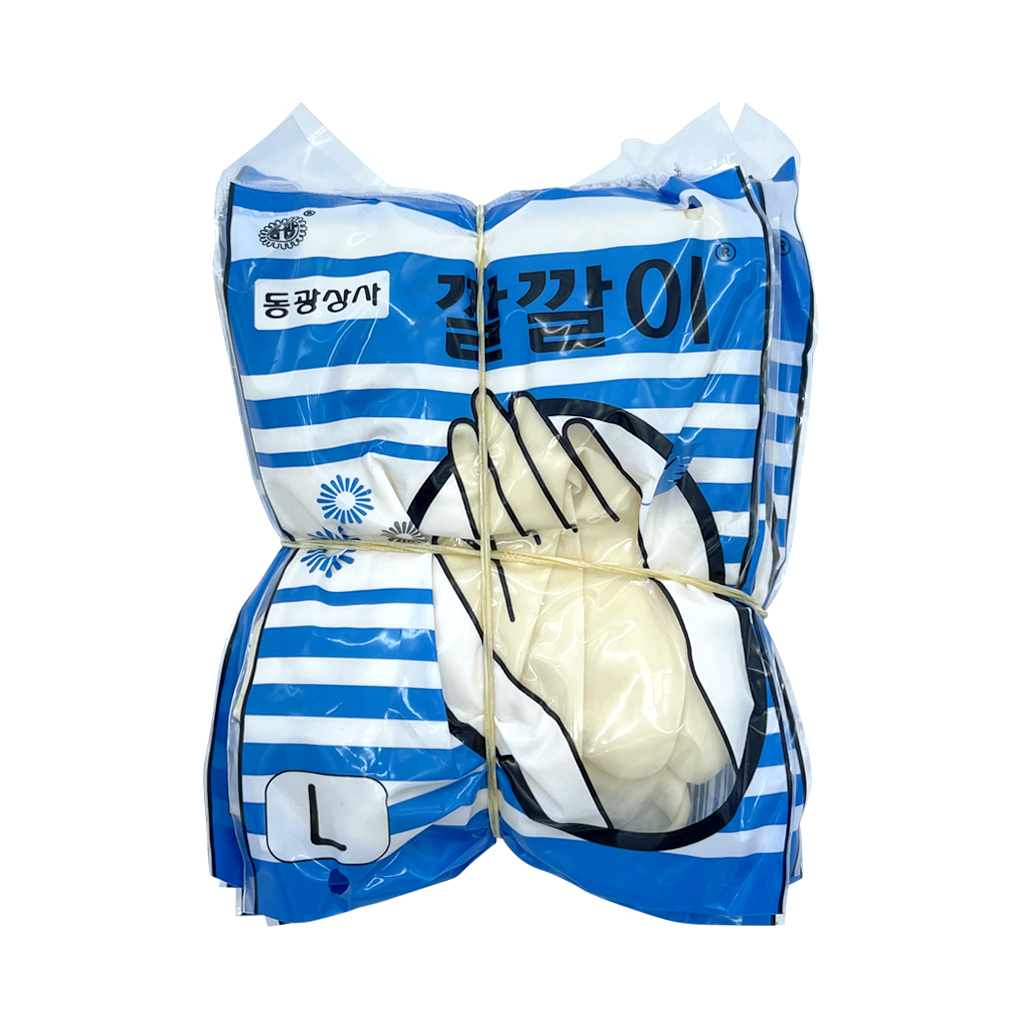 깔깔이 미용장갑(L_24cm_10타)