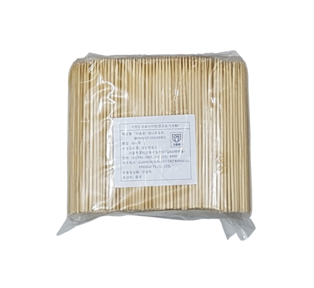 대나무 꽂이(꼬지_18cm*2.5mm) 1000입