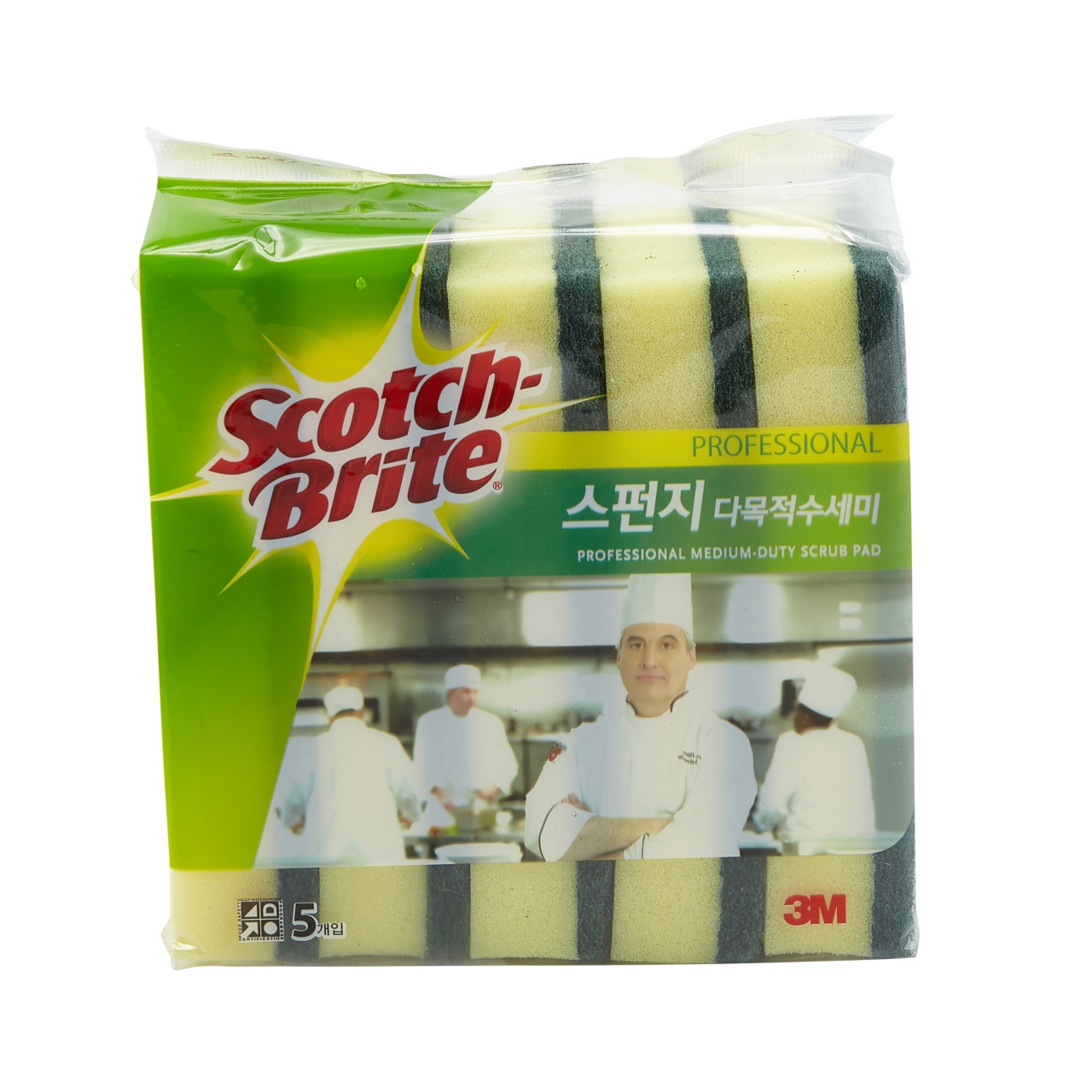 3M 양면스폰지수세미(90*150) 5매