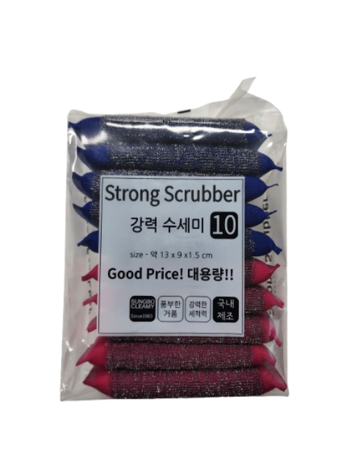 성보크리미 강력 수세미 10매