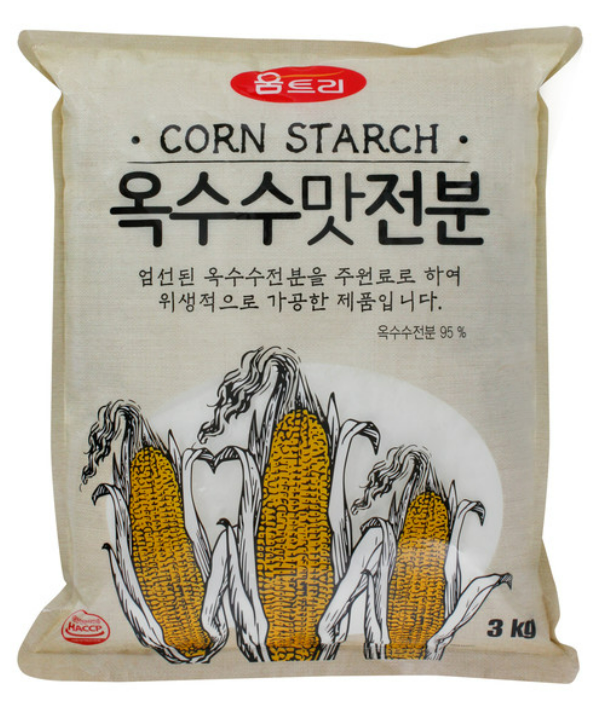 움트리 옥수수맛전분 3kg