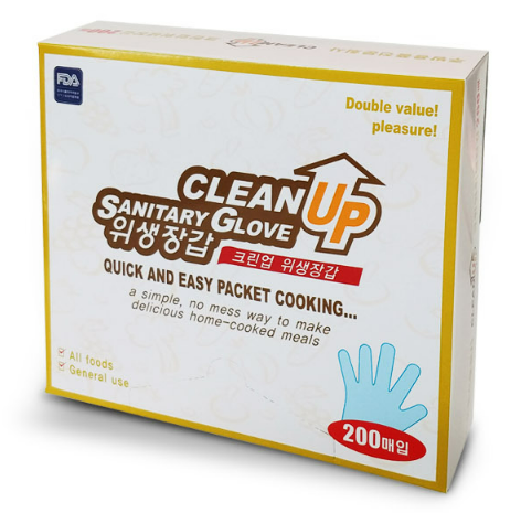 크린업 위생장갑 200매