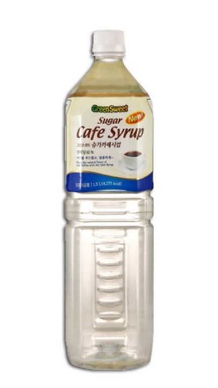 그린스위트 카페시럽(투명색) 1.5L