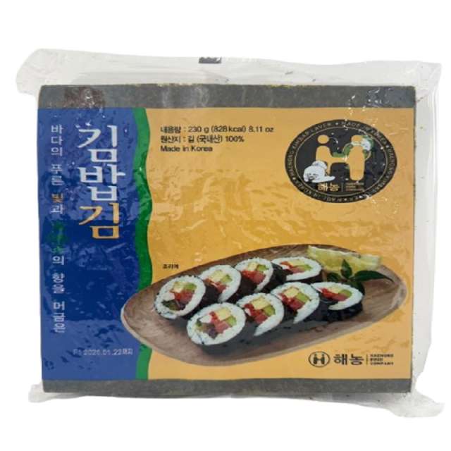 해농 김밥김(골드/A급/100매) 230g