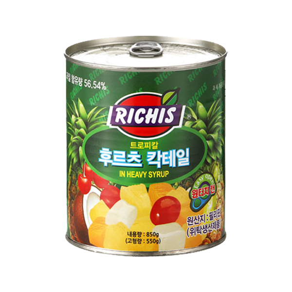 리치스 후르츠칵테일 850g