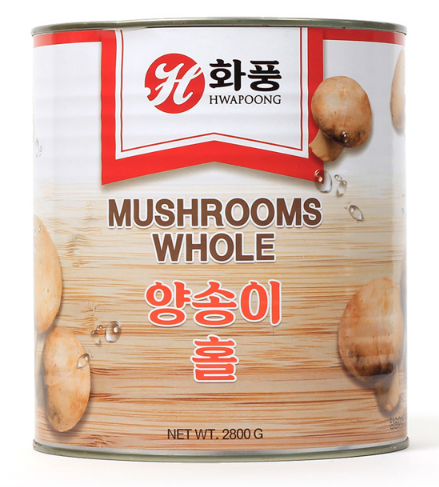 화풍 양송이캔(홀) 2.8kg