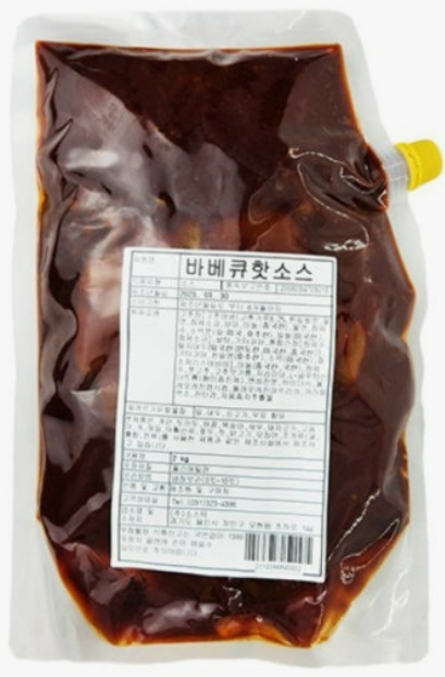 소스텍 바베큐핫소스 2kg