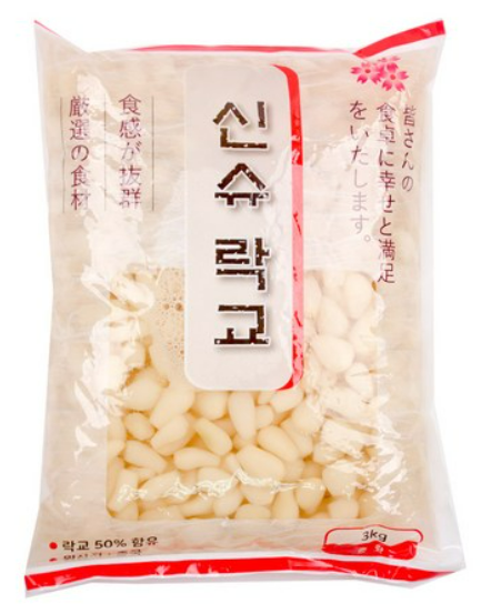 코우 락교(3S/파우치) 3kg
