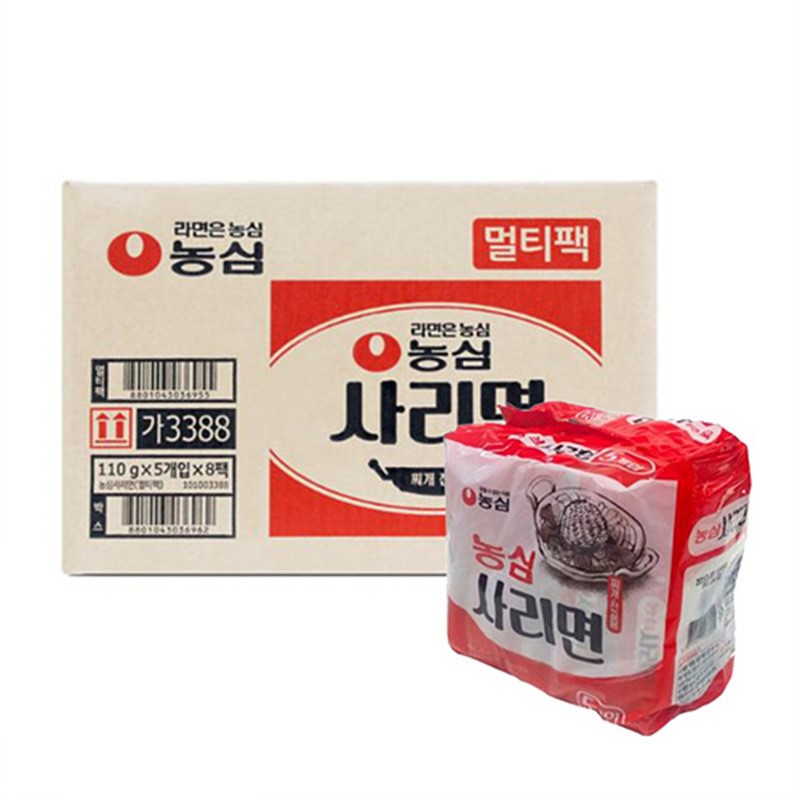 농심 사리면(110g*5입) 550g*8