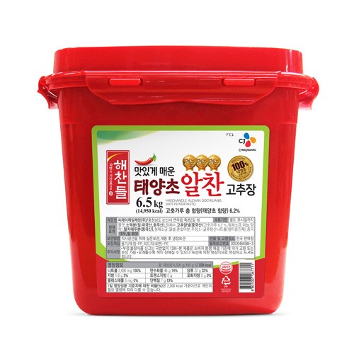 해찬들 알찬 고추장 6.5kg