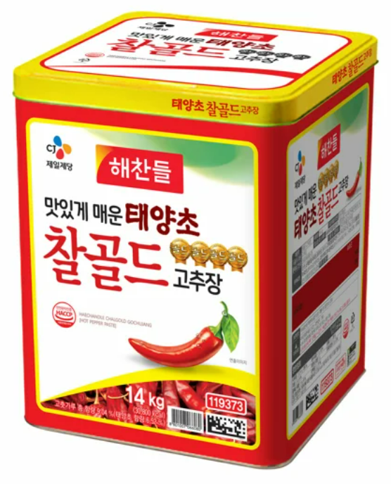 해찬들 찰골드 고추장 14kg