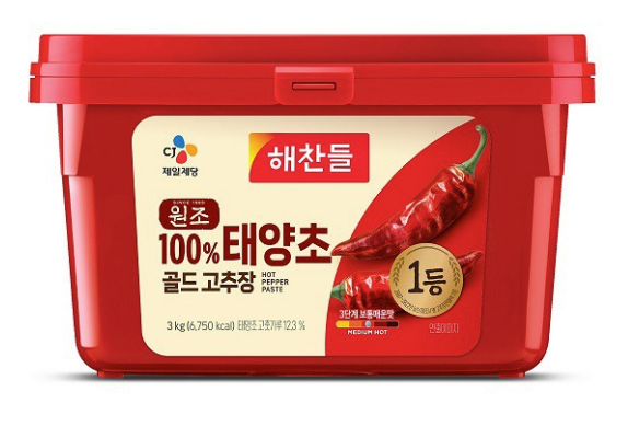 해찬들 태양초 골드 고추장 3kg