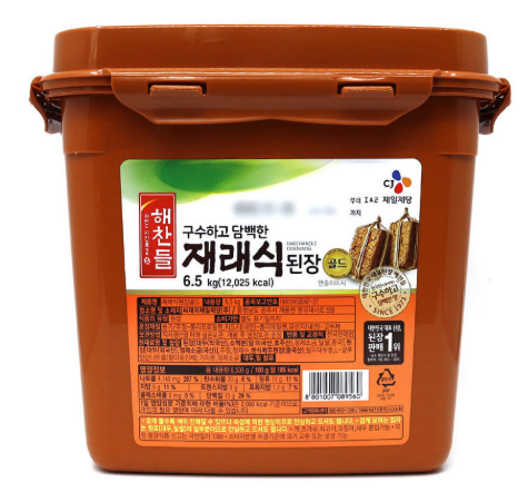 해찬들 재래식 된장 6.5kg
