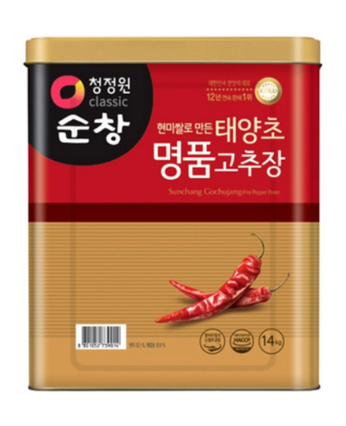 청정원 현미 명품 고추장 14kg