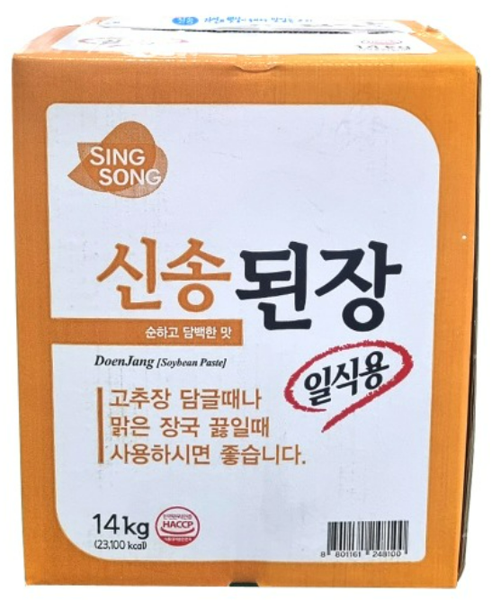 신송 일식용 된장 14kg