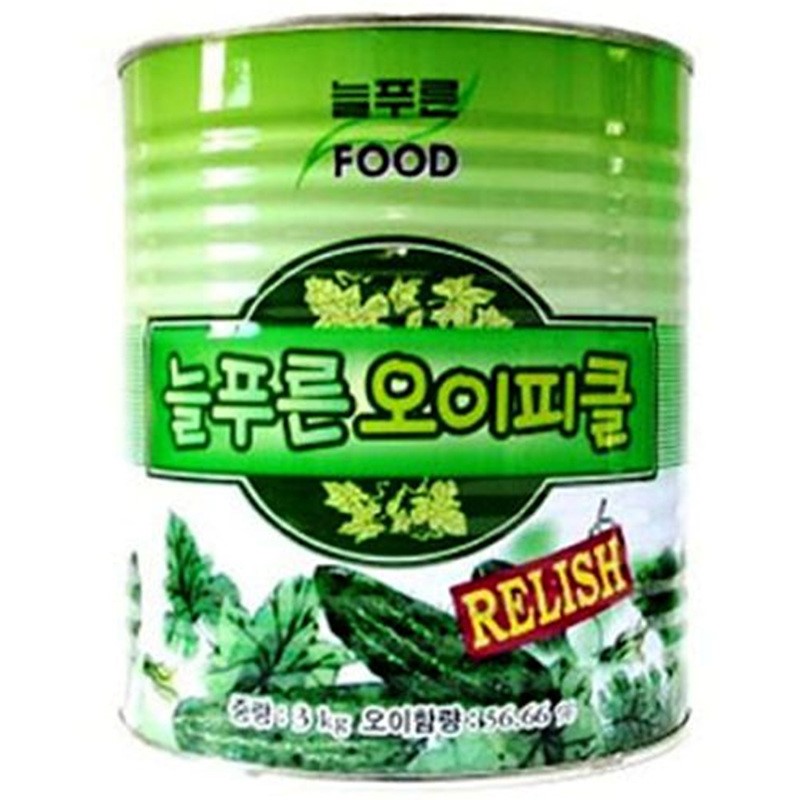 늘푸른 피클(홀) 3kg