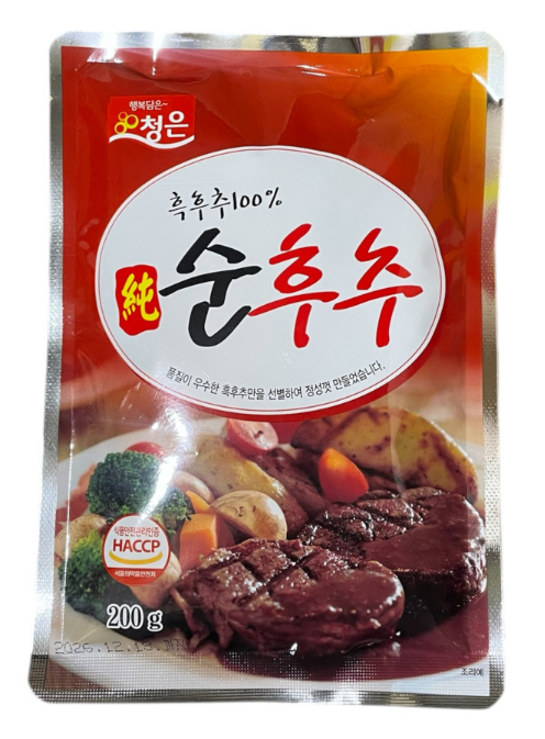 청은 순후추분말(흑/100%) 200g