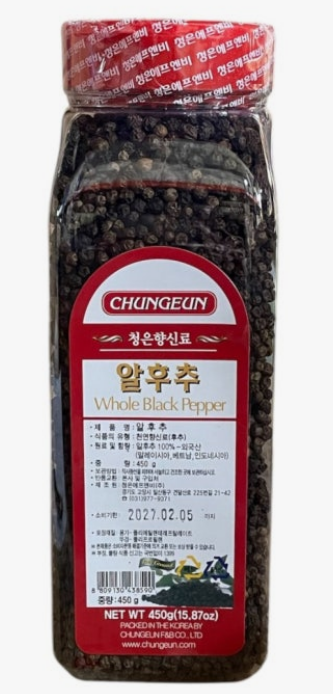 청은 흑후추(알/용기) 400g