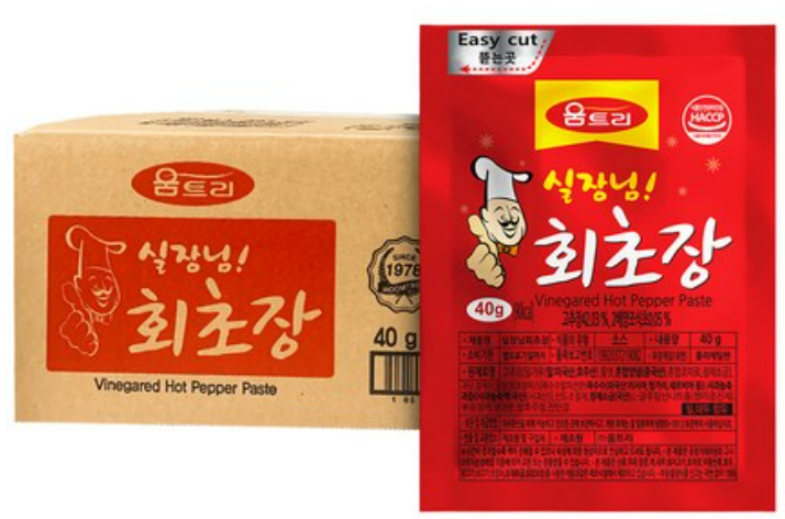 움트리 실장님 회초장(일회용) 40g*200