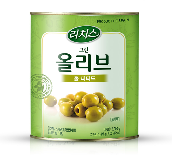 리치스 그린올리브(홀) 3kg