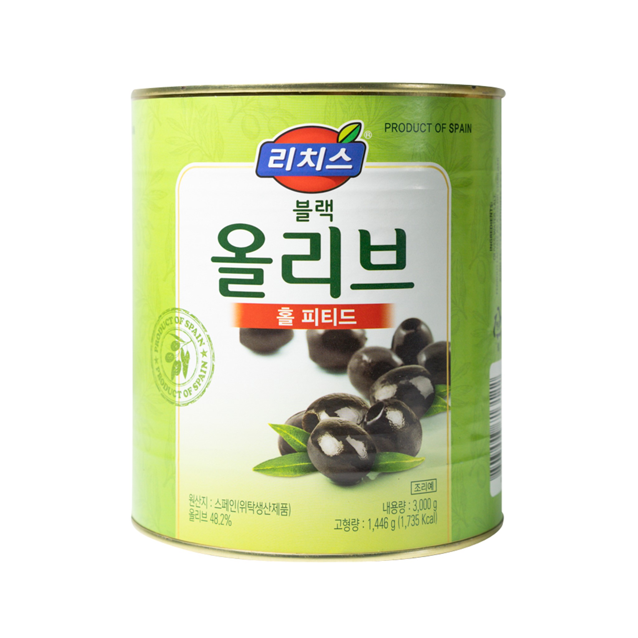 리치스 블랙올리브(홀) 3kg