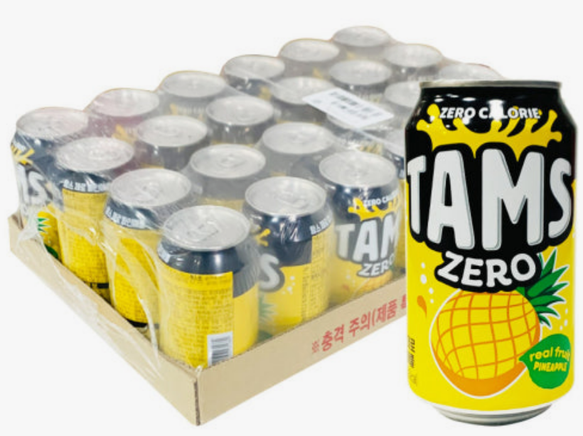 롯데 탐스제로캔(파인애플) 355mL*24