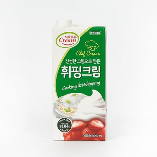 서울우유 휘핑크림(동물성) 1kg