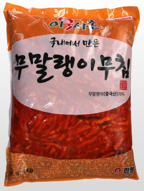 한영 무말랭이무침 4kg