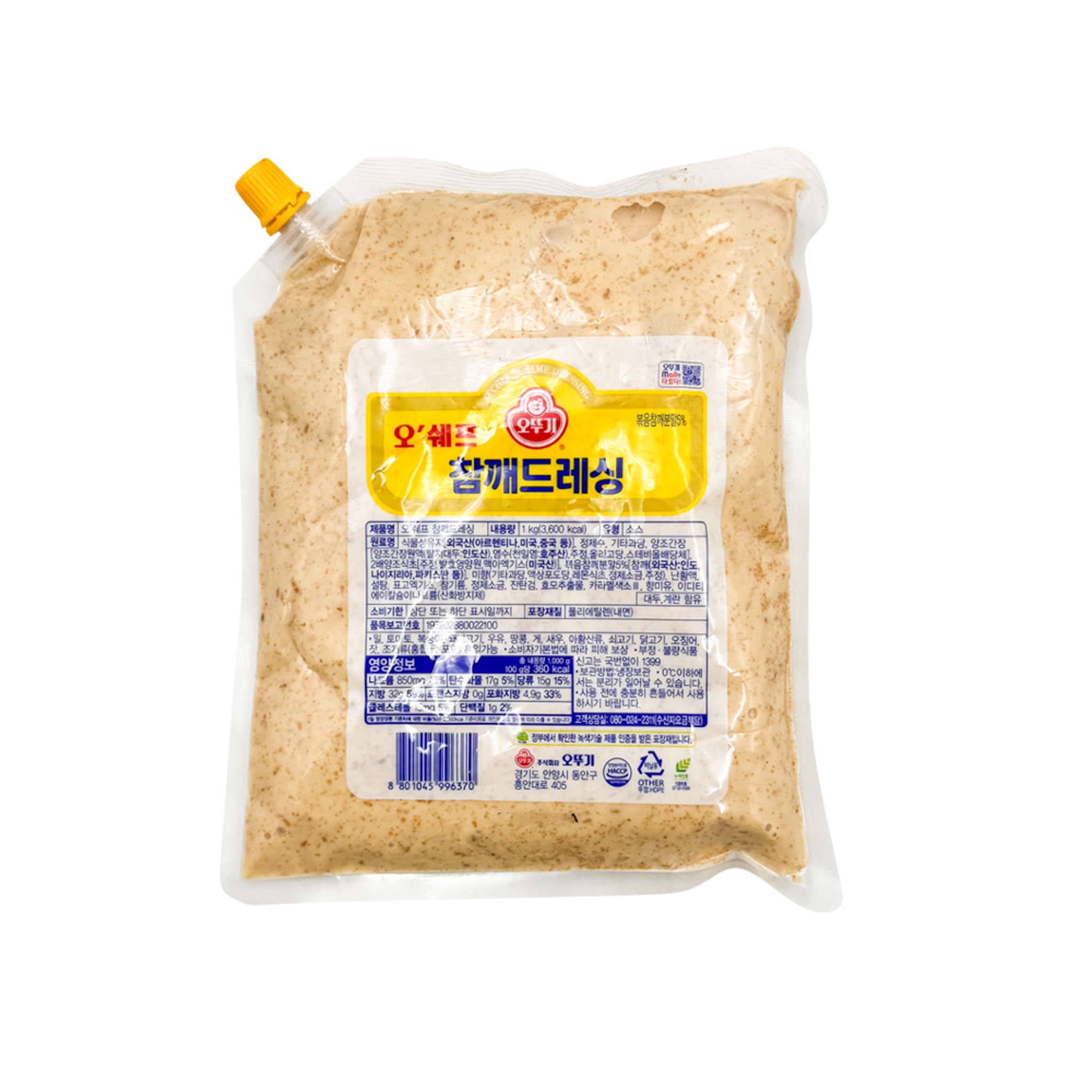 오뚜기 오쉐프 참깨드레싱 1kg
