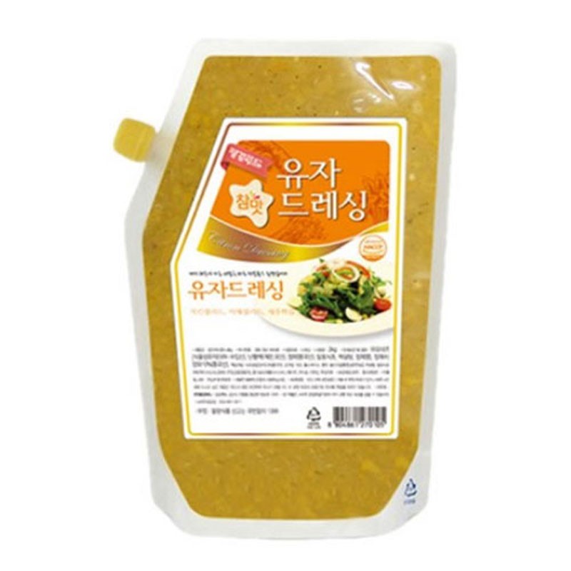 평강 유자드레싱 2kg