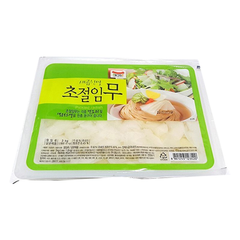 일미 초절임무우(냉면용) 3kg