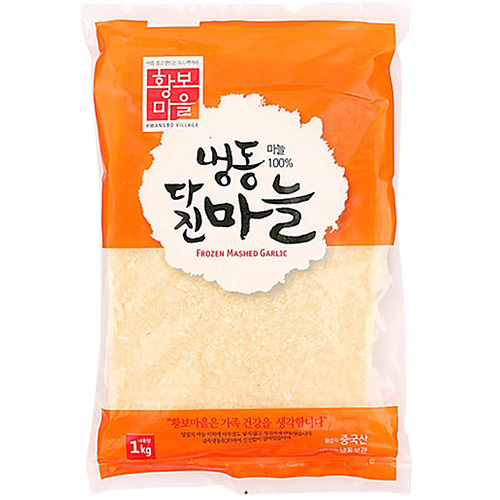 황보마을 다진마늘(국내가공/중국산) 1kg