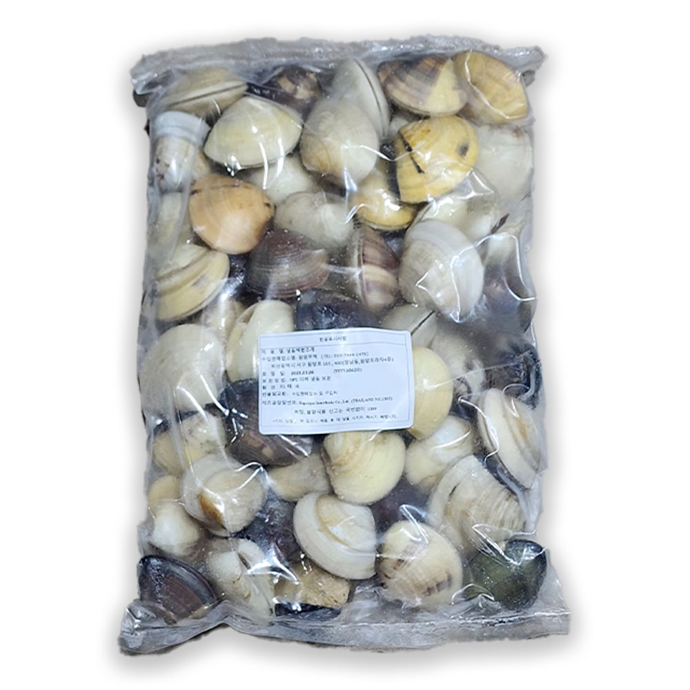 백합조개(태국) 1kg