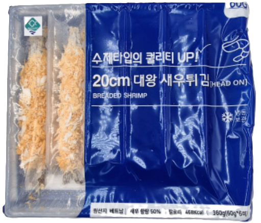 모노 왕새우튀김(헤드온/60g*6미) 360g