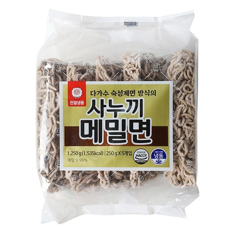 천일 사누끼메밀면(250g*5입) 1.25kg