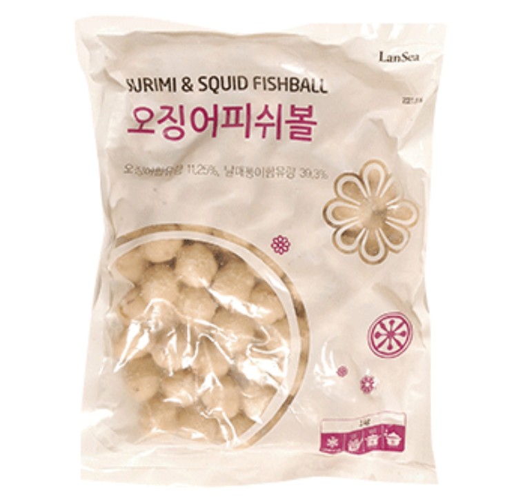 랜시 오징어 피쉬볼(오리지널) 1kg*10