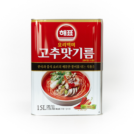 해표 고추맛기름 15L
